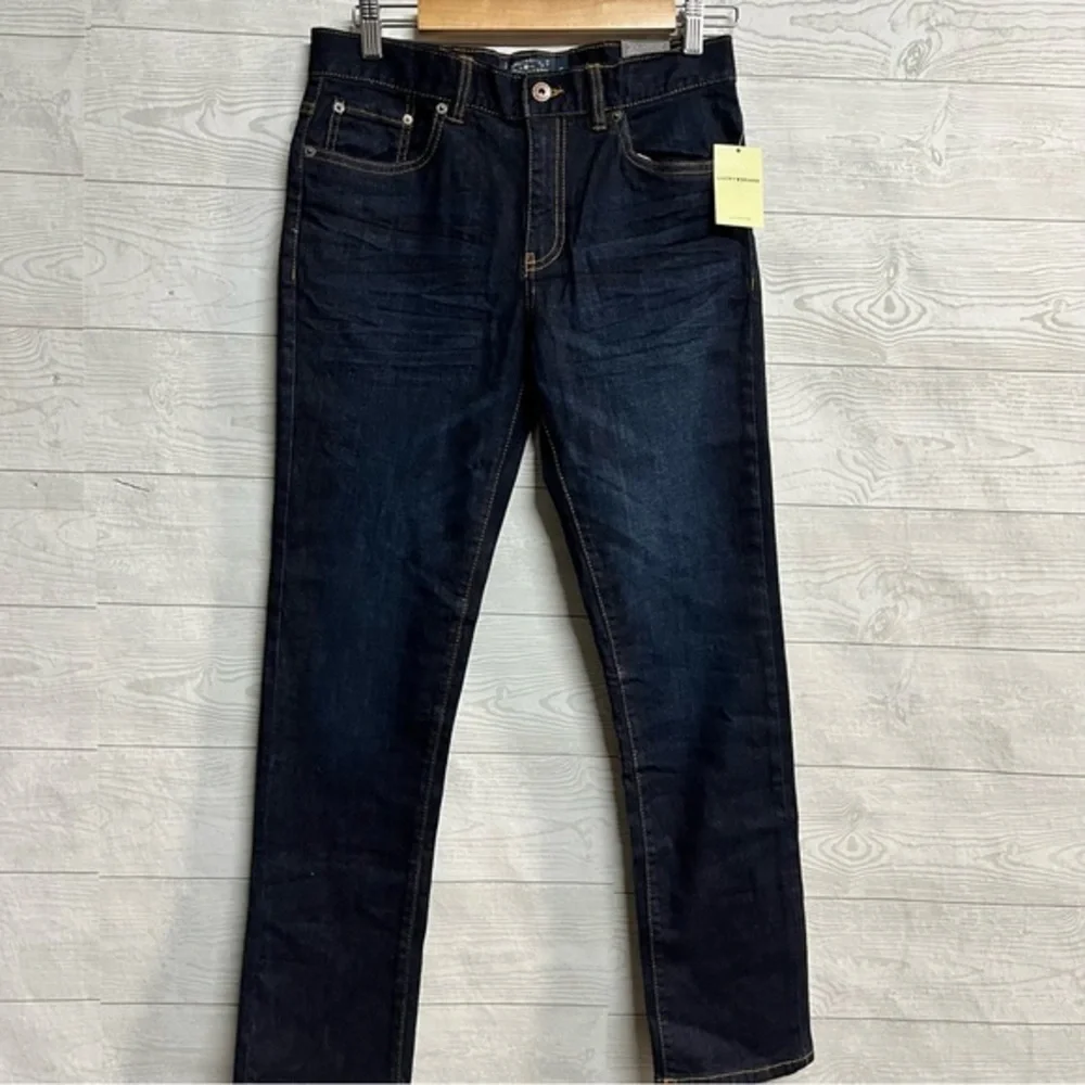 Lucky Brand Boys Denim 12 Regular‎ Dark Wash Jeans New With Tags